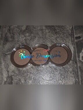 Kleancolor Treble Dimension Contour Trio - Deep Shadow 0.26oz BNIB